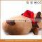 40cm ODM product plush grovel deer toy for christmas