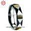 Good quality carved zinc alloy silver ring