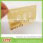 Transparent PVC Business Card with with frosted finishing