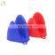 Anti-heat cooking kitchen silicone oven glove with fingers