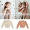 Spring and summer new girls cardigan hollow knit sunscreen shirt children's combed cotton thin air-conditioned shirt