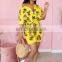 2020 summer new design  Printed Leisure Two Sets  two pieces women outfits clothes