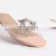 2020 Top quality ladies rhinestones slippers big size 42 women transparent PVC upper Women slipper women's sandals