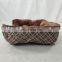 Fancy Soft Dog Pet Bed Brown Comfortable Warm Bed for Pets Custom Pet Supplies Dog supplies