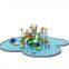 Commercial Water Theme Park Equipment Funny Fiberglass Slide For Sale