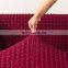 Amazon Hot Selling Custom Fashionable Beauty Seersucker Magic Solid Color Universal Elastic Stretchable Sofa Cover