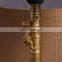 European style coconut palm shape vintage gold monkey table lamps for hotel home decor