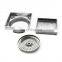 GUIDA 726122 New Smart 115mm Square Floor Grate drainer Tile insert Brass Chrome Waste Drain