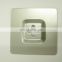 China supplier bathroom plain mirror with metal plate fixings