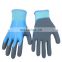 Thermal Waterproof Nylon Acrylic Liner Latex Double Dipped Sandy Coated Working Glove Winter