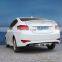 rear lip spoiler diffuser car body kit for HYUNDAI VERNA  2014-2016