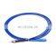 ftth sc-st production machine simplex 3 meter spiral armored fiber optic armoured optical patch cord