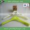HA7007 best quality cheap jacket hanger antislip colored plastic hanger                        
                                                                                Supplier's Choice