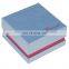 high quality custom logo packaging box with soft silk touch white paper jewelry box