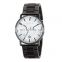 Simple Design Business Men Quartz Watch Wooden Stainless Steel Wristwatch Auto Date Display Waterproof Timepieces Customize OEM