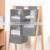 Private Label Pink Stackable Hanging System Navy Blue Cube Wall Mounted Storage Bins