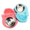 New Double Pet Dog Slow Feeder Bowl,Stainless Steel Anti-choke Puppy Food and Water Feeder for Dog Cats