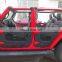 Spedking JK/JL 2/4 half door steel tube doors with mirrors for jeep wrangler