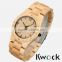 BEWELL Water Resistant Wood Watch Wooden Bamboo western Wrist Watch ECO Friendly Watch