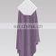 Mystic Purple Color Plain Yarn-dyed Crepe Fabric For Fashion Dress