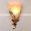 Antler Wall Lamp Vintage Sconce Resin Birds Cup Lampshade Holder Wall Light Decor Stair Loft Corridor Wall Lights