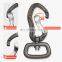 JRSGS 4KN Hot Sale Hiking Aluminum 4KN Swivel Carabiner hook for Dog Leash high quality Multi Tool S7805DXE
