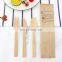 Restaurant Disposable Bamboo Cutlery Set Bamboo Spoon Knife and Fork 3PC Packed Paper Bag