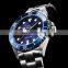 Utime Automatic Men's Watch Diver Mechanical Watch Calendar Date Display Luminous Index Japan Automatic Movement U0023G