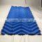 500mm width blue cooling tower fill water treatment PVC bio media