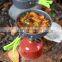 Camping Cookware Mess Kit for Backpacking Gear Camping Cookware Set Portable Backpacking Camping Stove