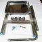 HC-M068  Factory price stainless steel medical quadrate apparatus surgical operating instrument tray stand for hospital