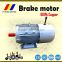 high quality YEJ80S-4 magnetic brake three phase induction electric motor