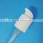 Skin care white plastic cream treatment pump,cosmetic liquid foundation/BB cream pump