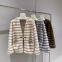 Eco-friendly mink fur coat for women, 2024 autumn and winter new imitation fur one-piece short and stylish V-neck coat for slimming
