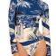 Fashionable Design, New One-Piece Long Sleeved Printed Swimsuit, Bikini, High Fork European and American Swimsuit for Women