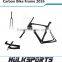 Ultra light road bicycle carbon frame set 700c include fork and seat post carbon bike frame 2016
