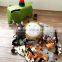 Waterproof play mat for baby toy storage
