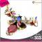 Wholesale Top Quality Thick Chain For Luxury Mix Color Resin Stone Necklace
