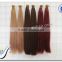top quality prebonded hair 1g strand with italy keratin glue colored i tip hair extension
