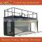 20ft mobile shipping Container Bar With Flying Side Door