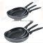 Very cheap As seen on TV Ceramic Aluminum frying pan set with color box packing