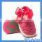 HOGIFT Spring yellow pink white baby sandals, bow baby shoes