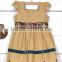 New style children's autumn long dress with silk ribbon Casual Dresses