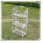 3 tier book garden flower shelf ,metal display book rack Flower Pot Rack