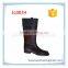 Black Brown Riding Rubber Rain Boots shoes