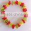 Customized Promotional Colorful Flower Lei Hawaii Collar for Hawaii