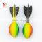 outdoor sports pu soft toy rocket with hard tail