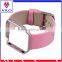 Genuine Leather Bracelet Strap Replacement Band with 316 metal frame For Fitbit Blaze