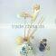 Wholesale Aroma Scented Reed Diffuser With Glass Fragrance Bottle,Aroma Rattan Sticks,Sola Flower
