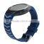 OEM custom design Silicone stripes pattern sport watchband for Samsung gear s2